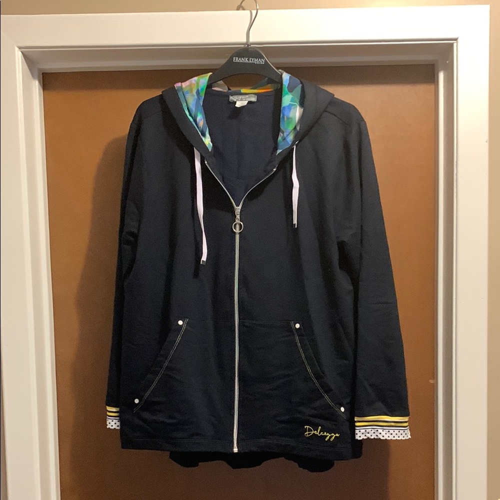 Delaroy Navy Blue Women's Sweater